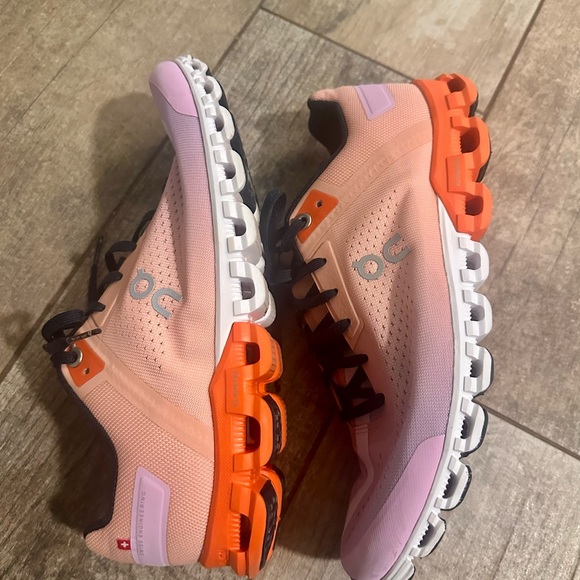 OC Women's Athletic Shoes - Coral and Lavender - Picture 3 of 6